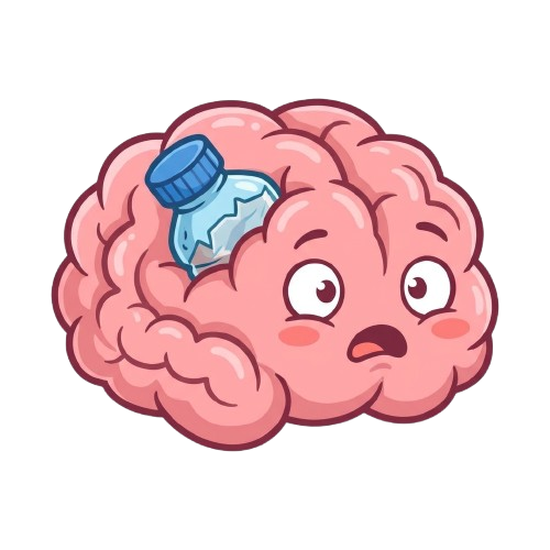 Illustration : le plastique s'infiltre dans le cerveau